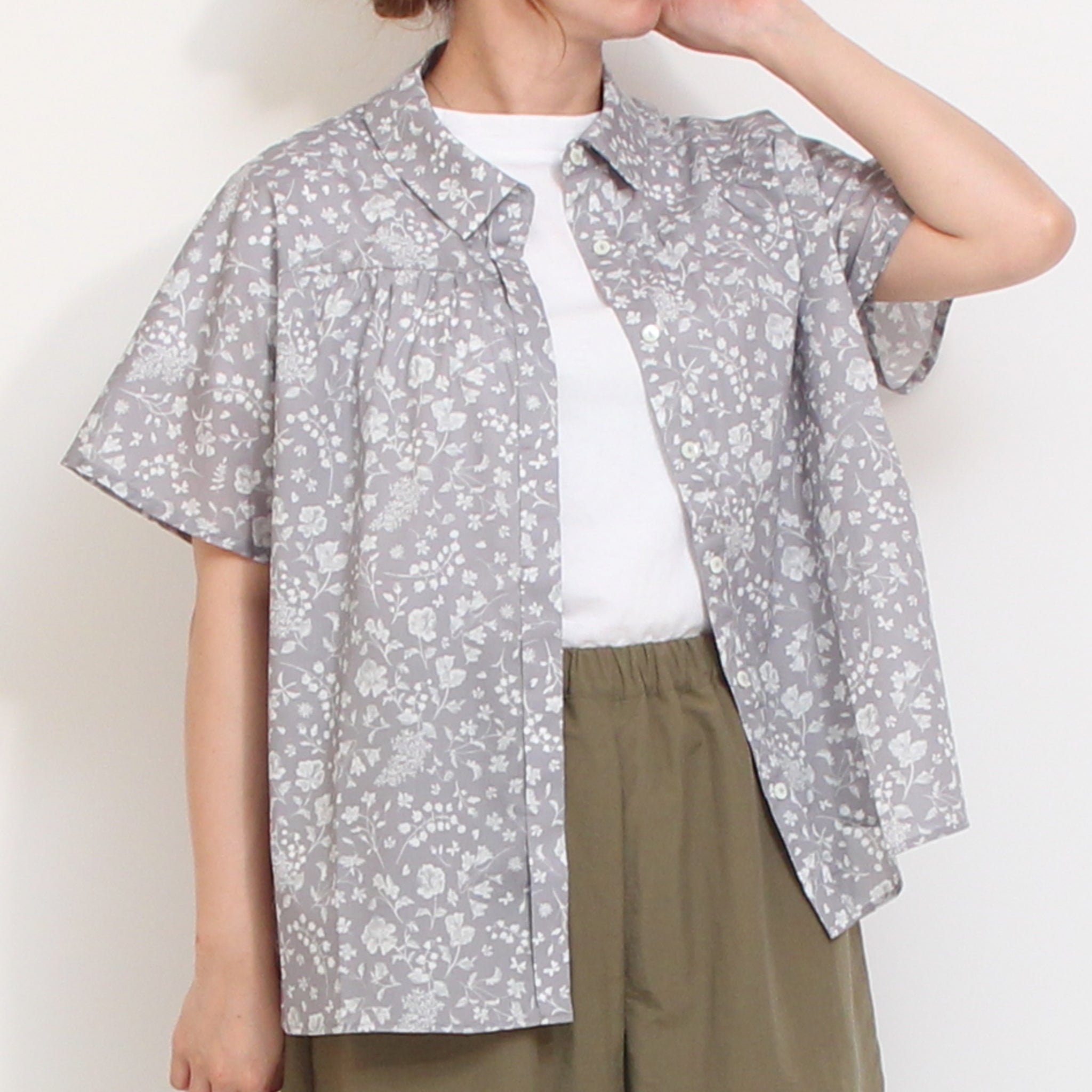 sosotto LIBERTYサドル切替シャツ