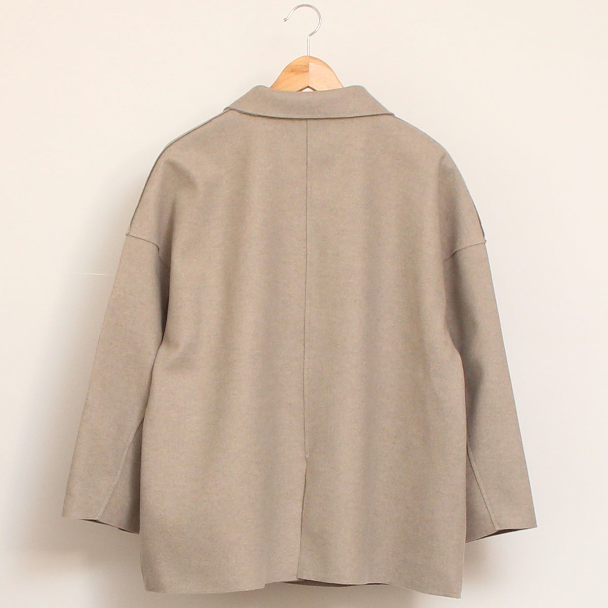 【70%OFF】【BLACKのみ ラスト1点】リバティ使いウールライクジャケット(2509)