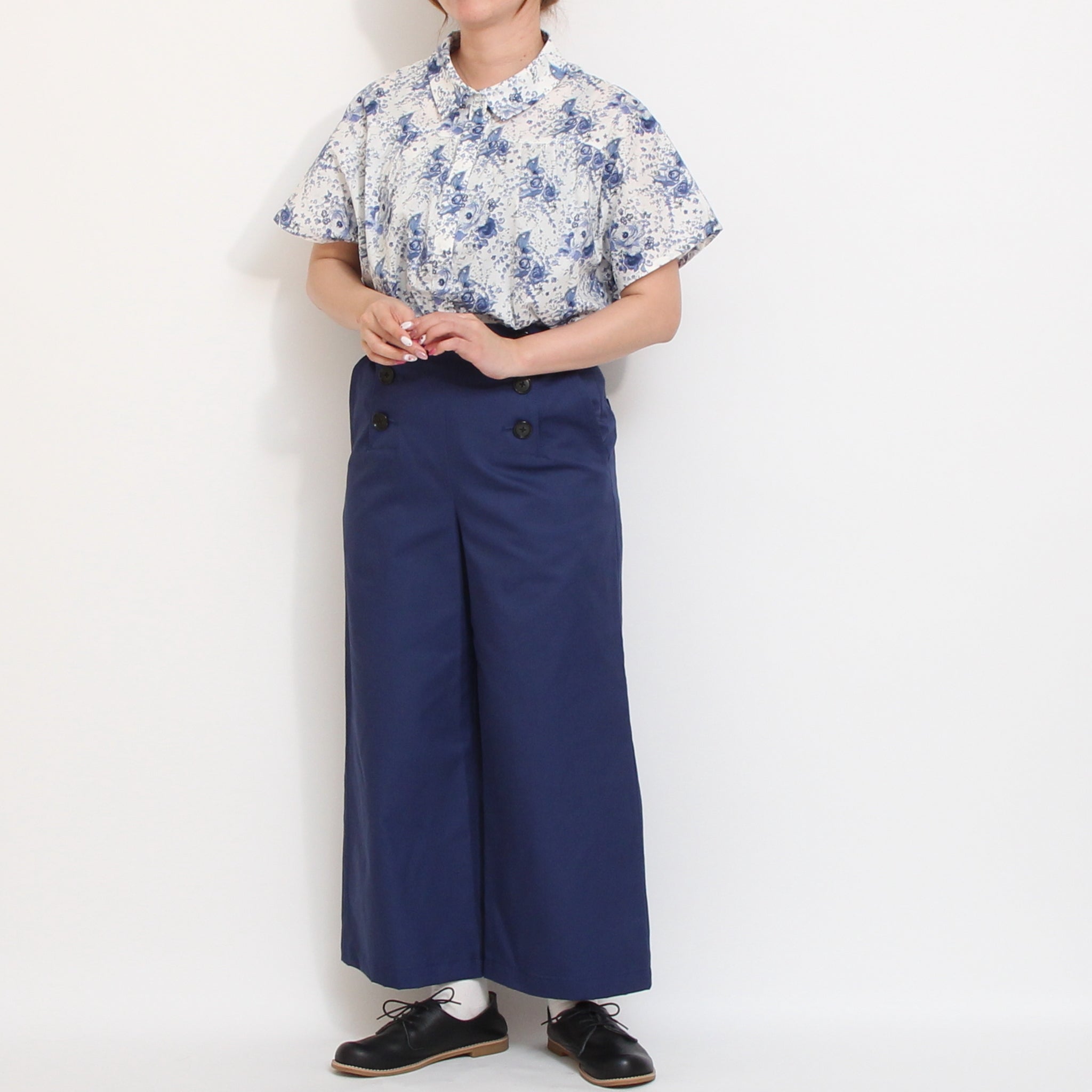 sosotto LIBERTYサドル切替シャツ