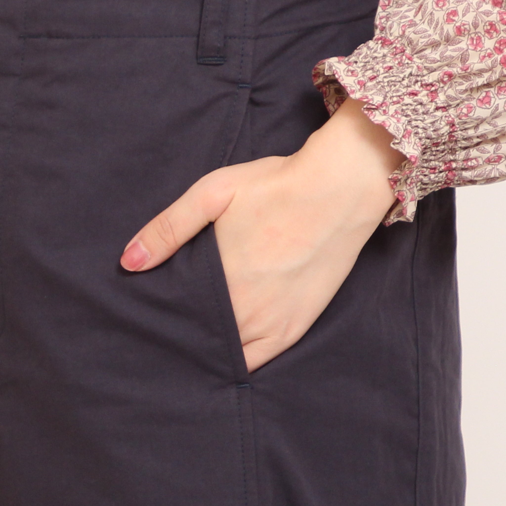 Pont de Chalons シームクロップドパンツ