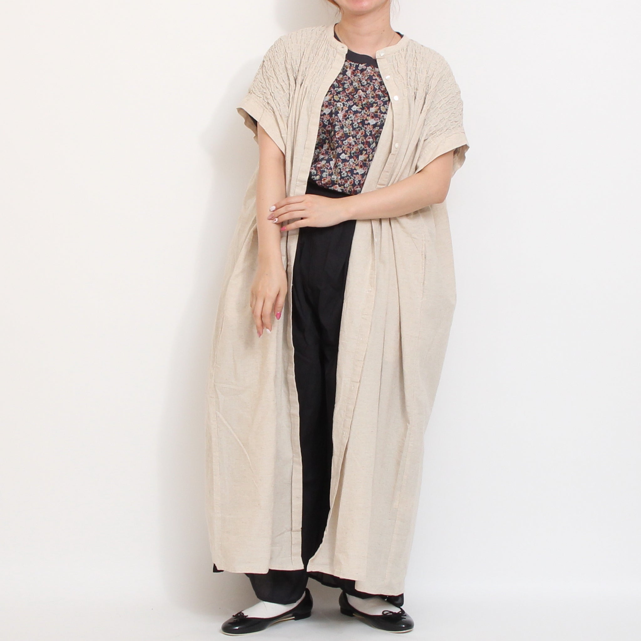 【本店限定商品】ista-ireシャーリングワンピース