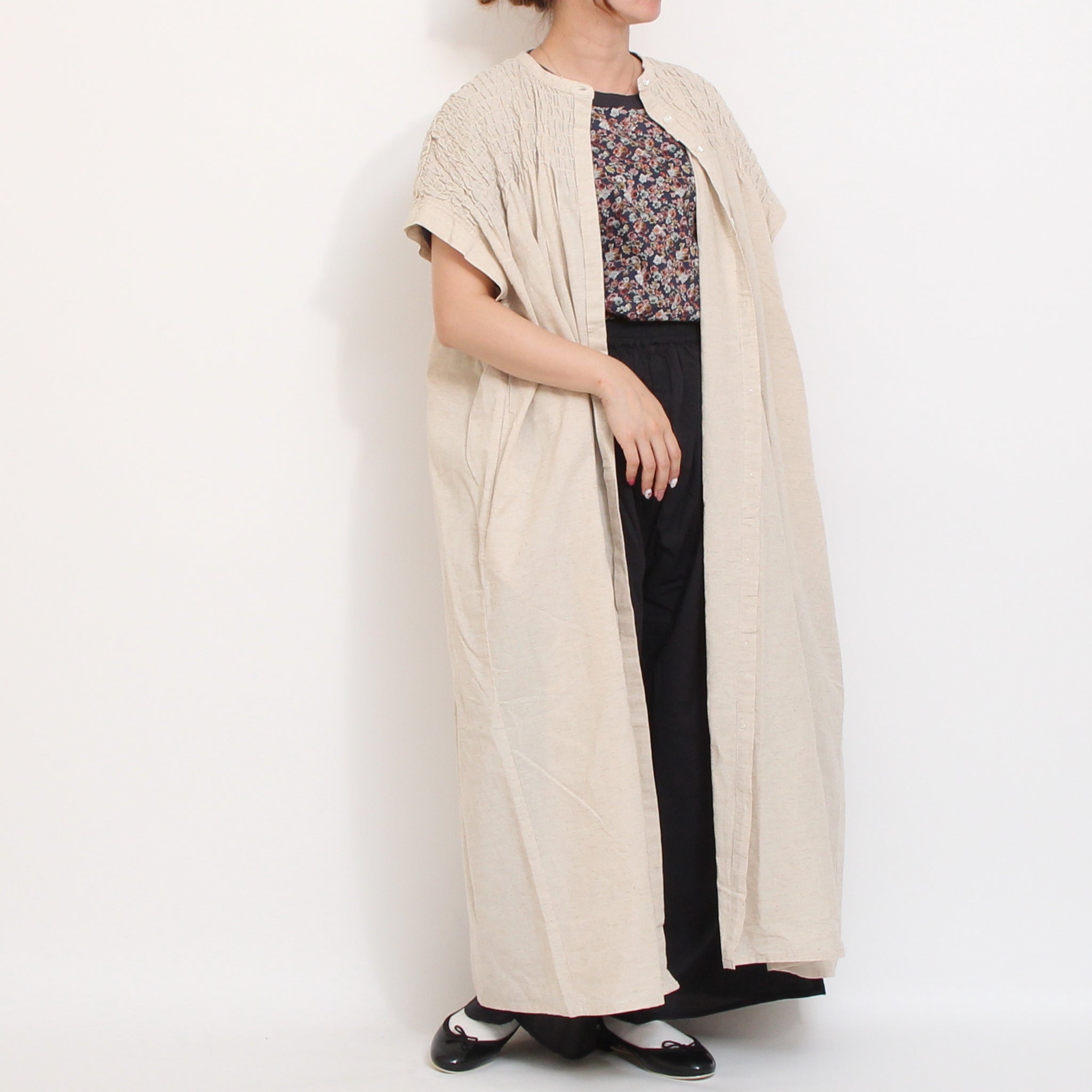 【本店限定商品】ista-ireシャーリングワンピース