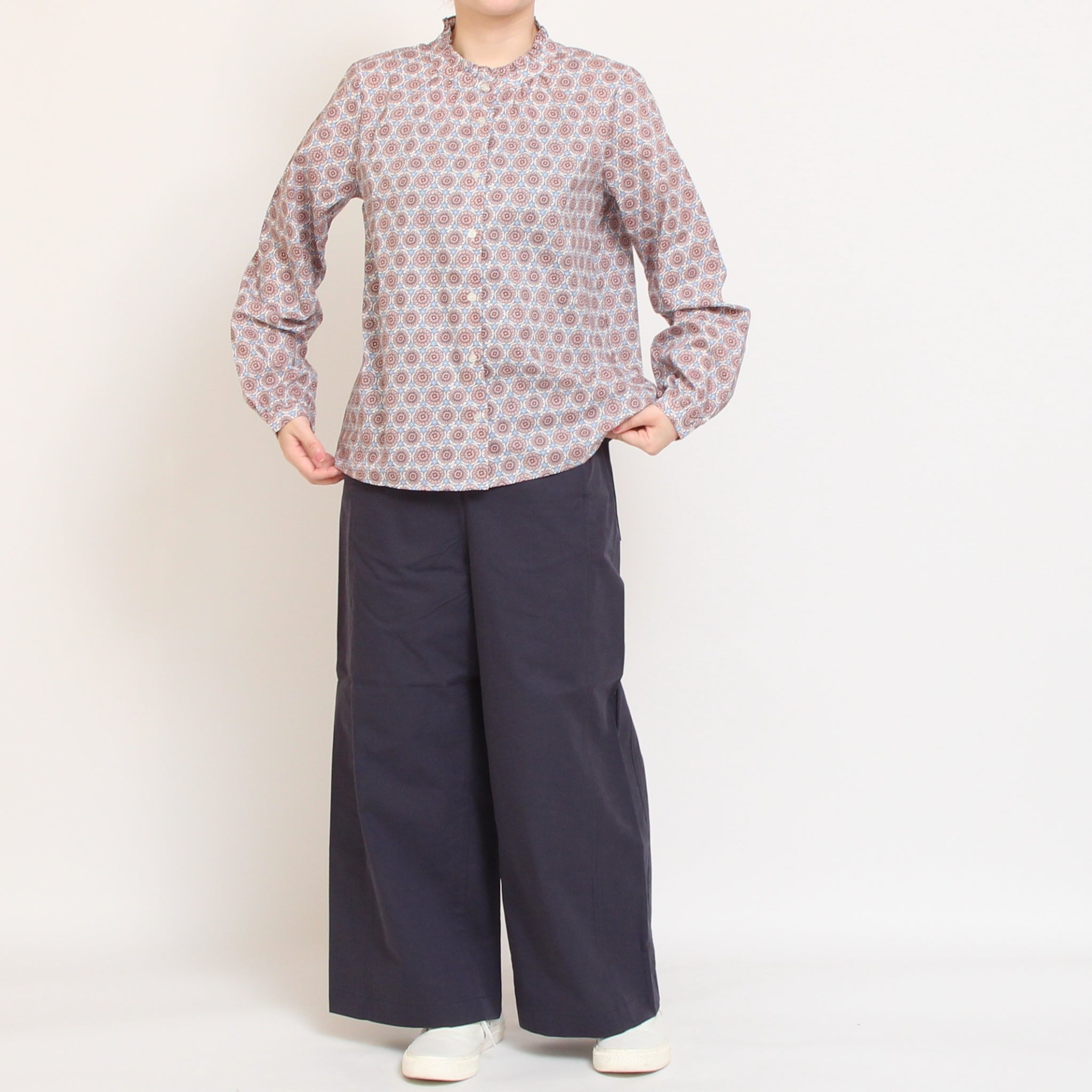 Pont de Chalons シームクロップドパンツ