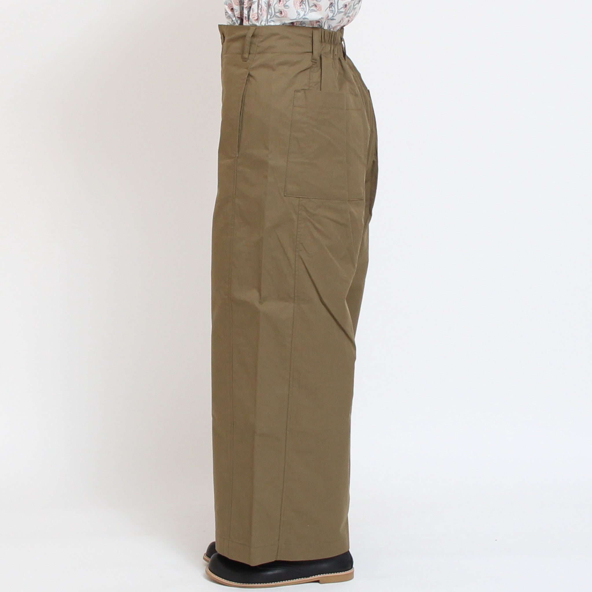 Pont de Chalons シームクロップドパンツ