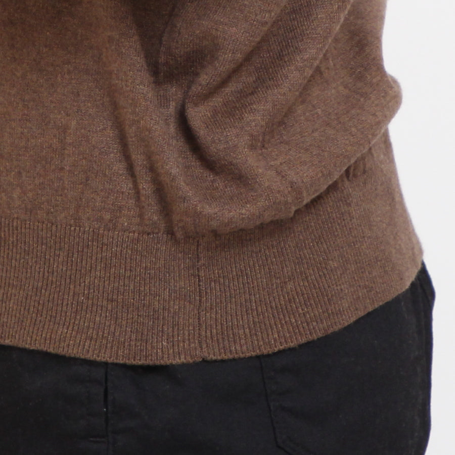 【BLACK・BROWN ラスト1点ずつ】sosotto LIBERTYフリルニットプルオーバー
