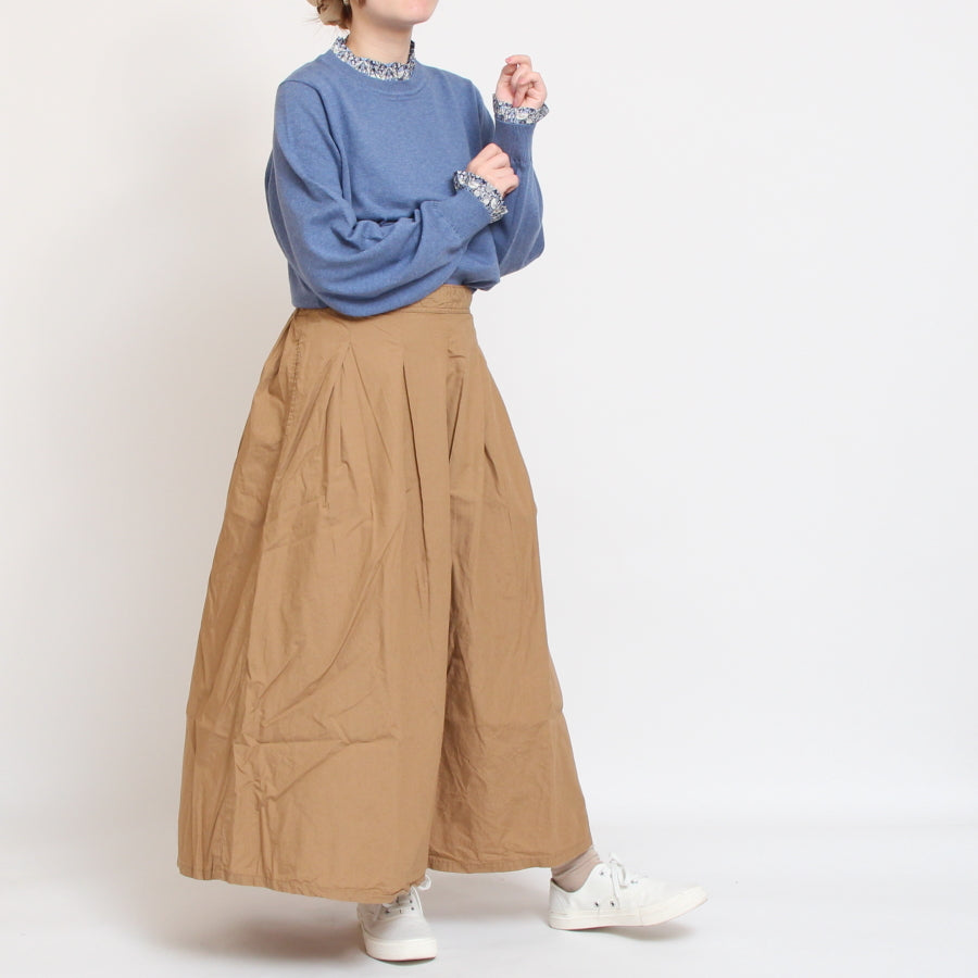 【30%OFF】【ラスト1点ずつ】sosotto LIBERTYフリルニットプルオーバー