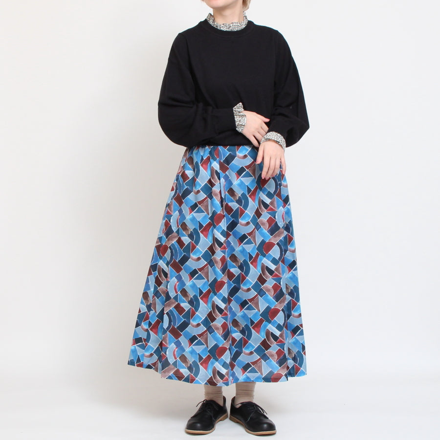 【30%OFF】【ラスト1点ずつ】sosotto LIBERTYフリルニットプルオーバー