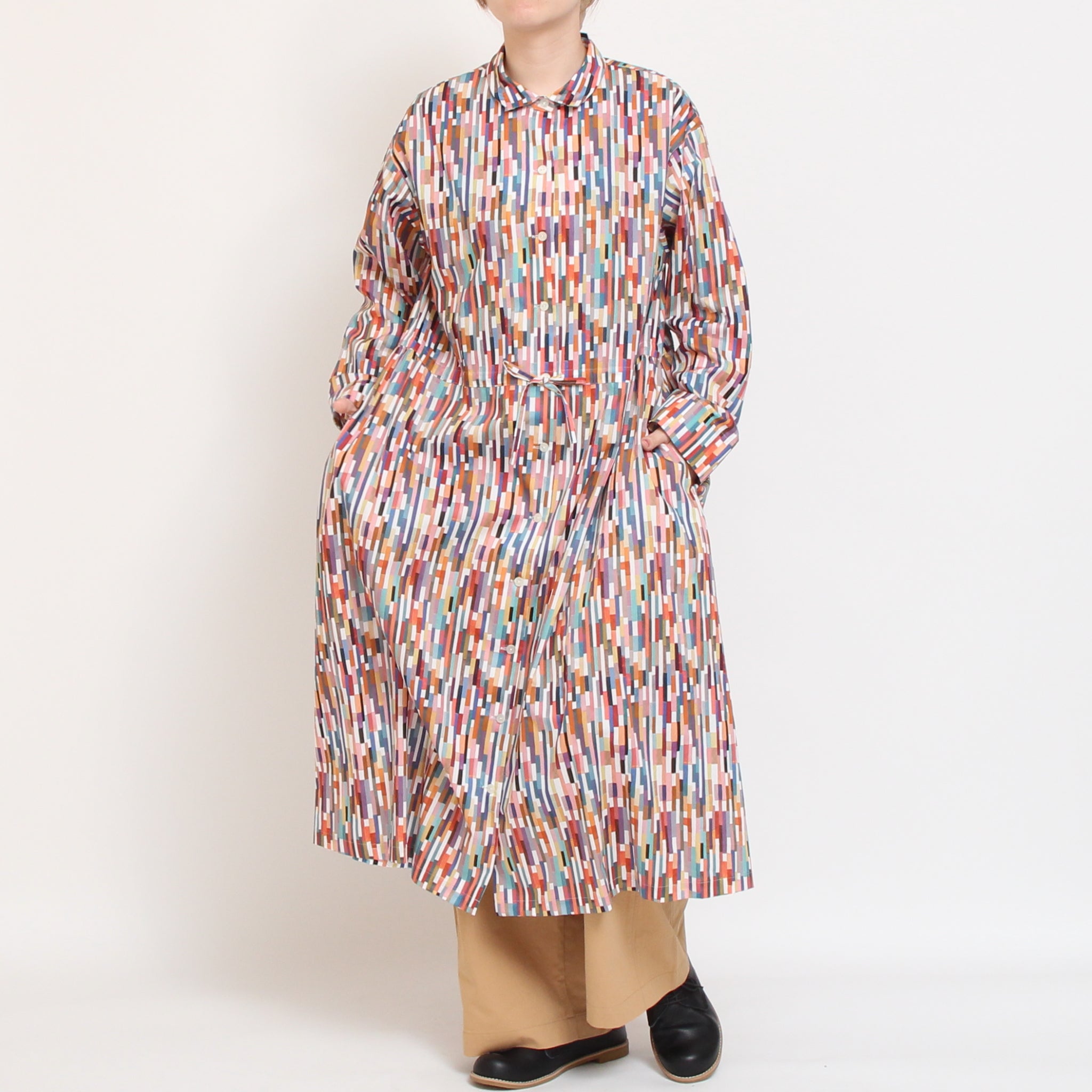 【BROWNラスト1点】リバティオールシーズンワンピース(2509)