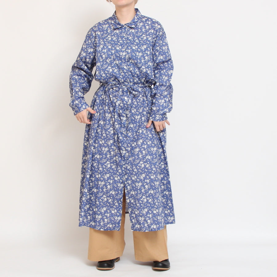 【20%OFF】【Online Shopのみ! ラスト1点ずつ】リバティ共布ベルトワンピース(2509)