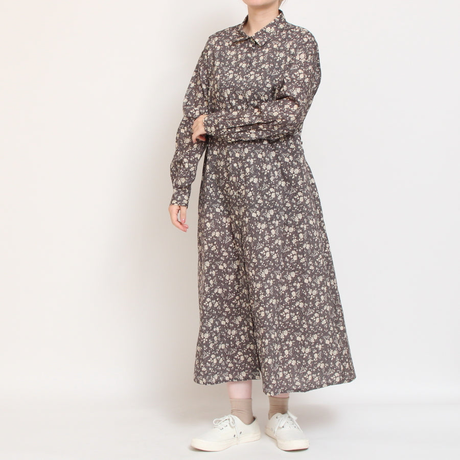 【20%OFF】【Online Shopのみ! ラスト1点ずつ】リバティ共布ベルトワンピース(2509)