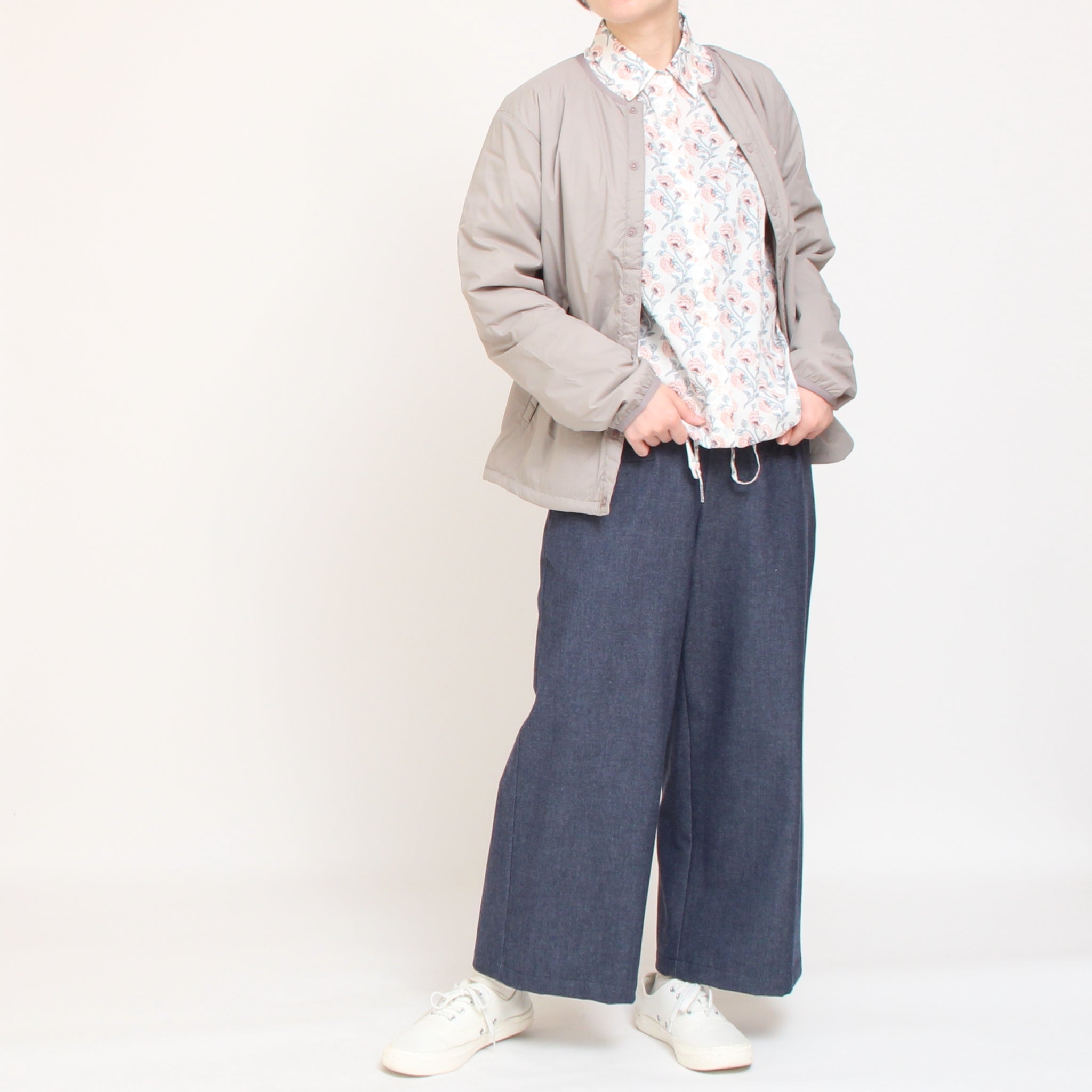 【20%OFF】【残り僅か】リバティドロストコクーンシャツ(2509)