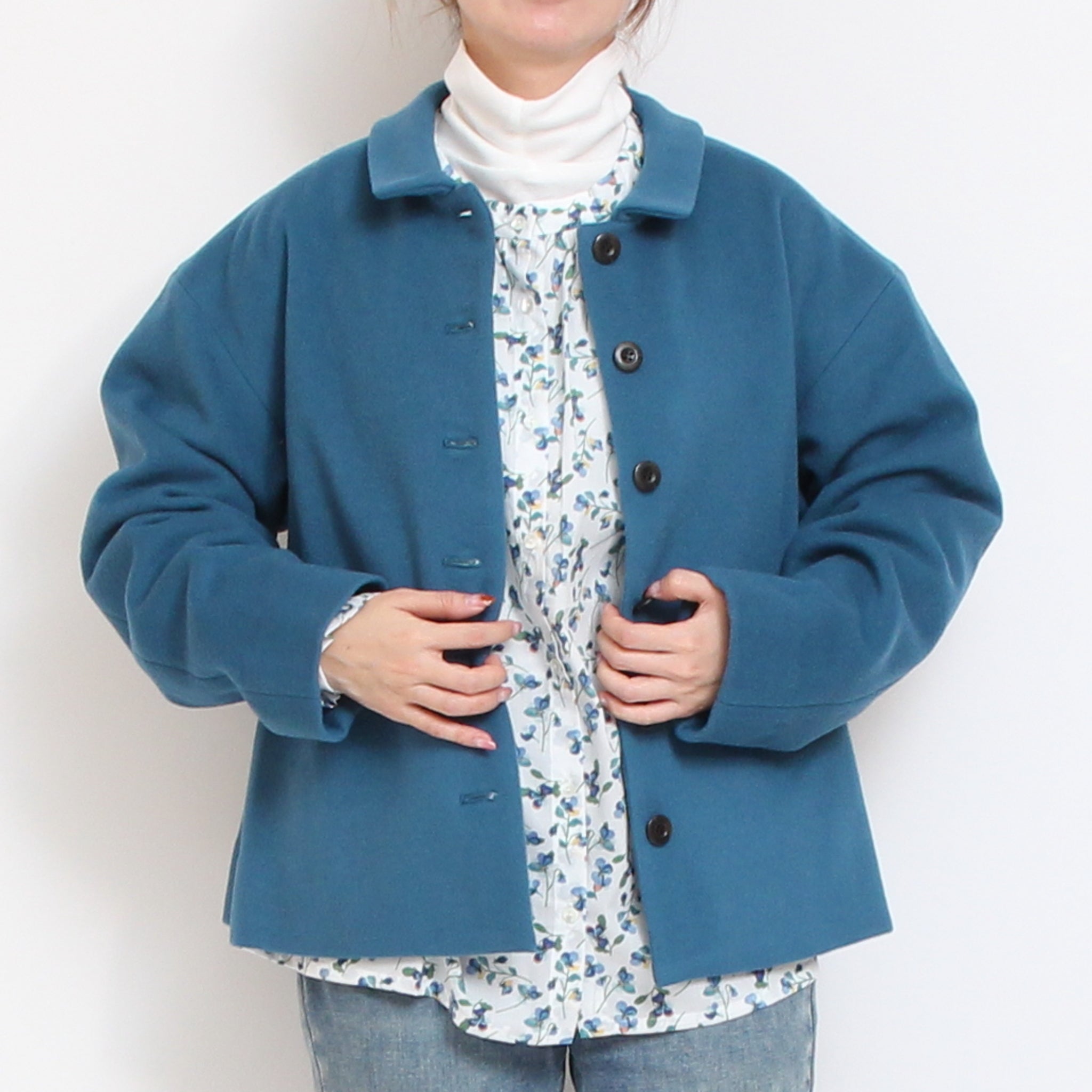 【IVORYラスト1点】NARUハイネックゆったりプルオーバー25