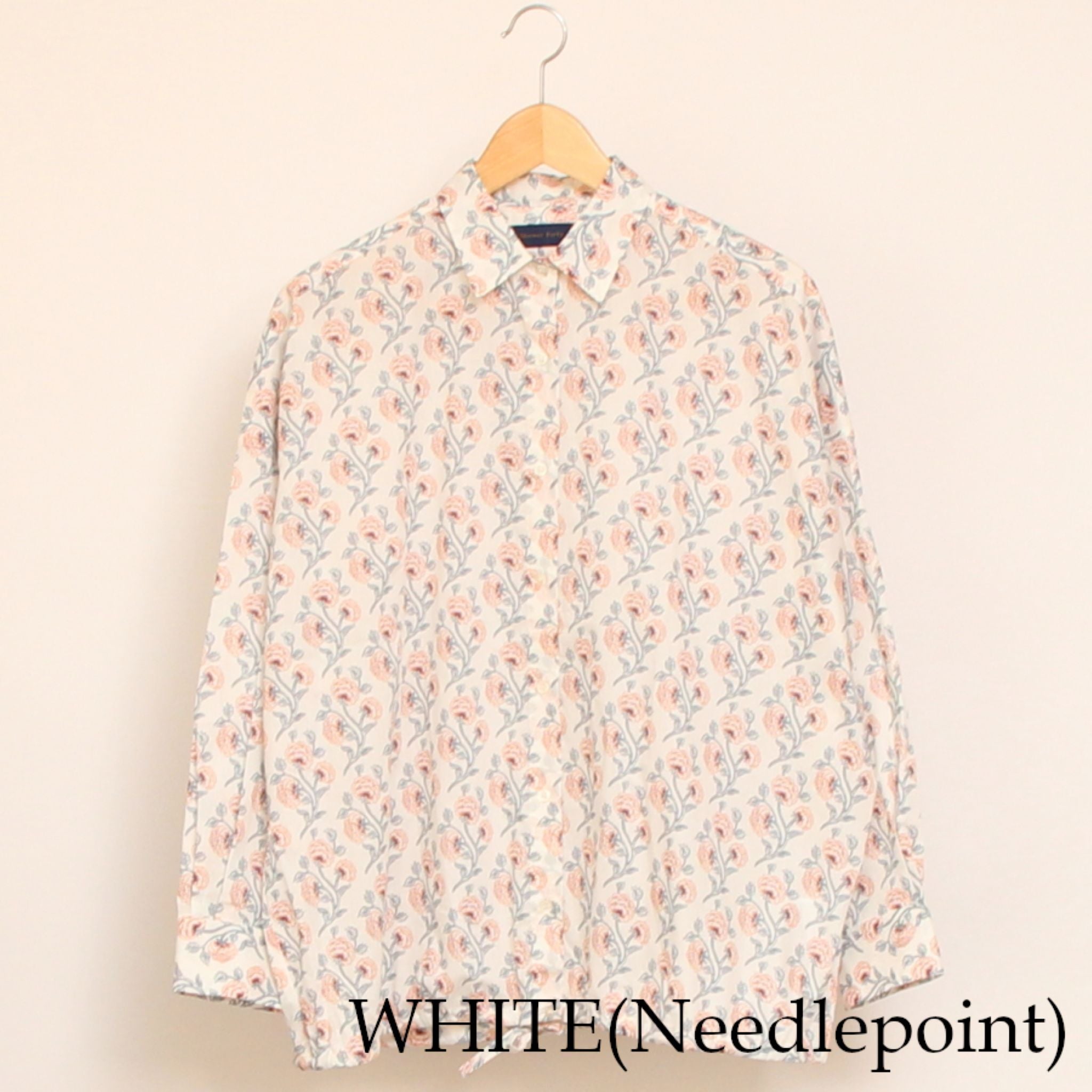 【20%OFF】【残り僅か】リバティドロストコクーンシャツ(2509)