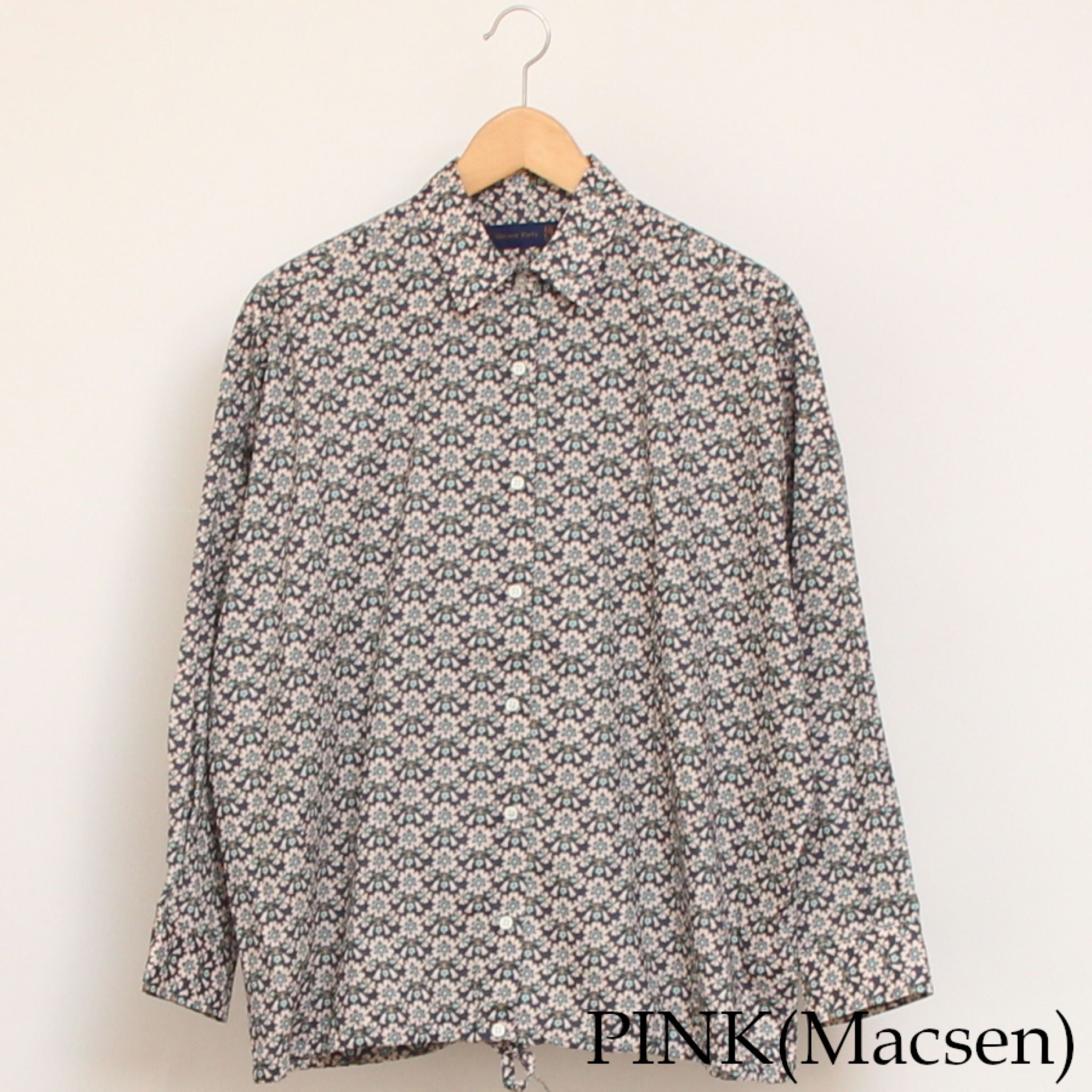 【20%OFF】【残り僅か】リバティドロストコクーンシャツ(2509)