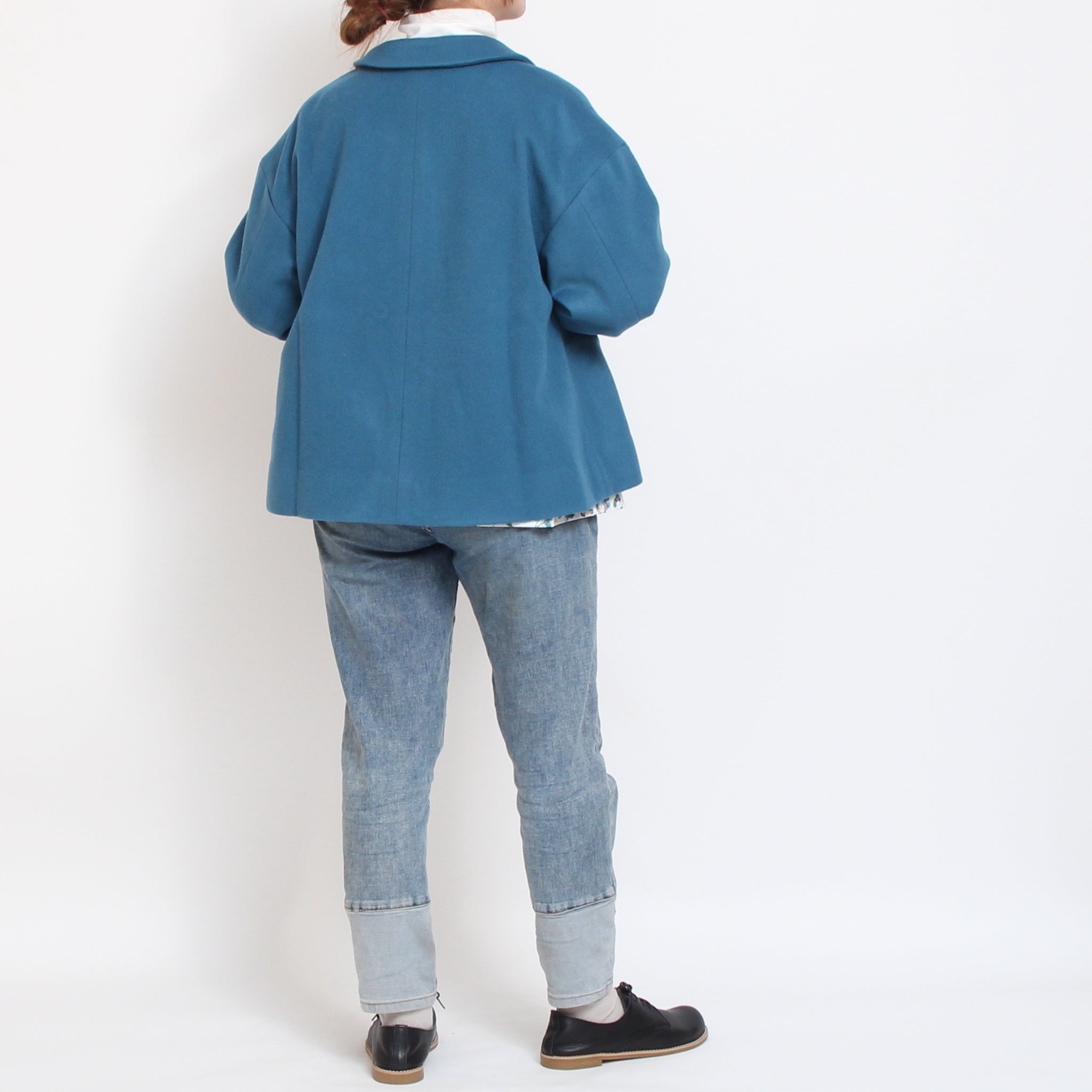 【再値下げ・30%OFF】【ラスト1点ずつ】裏リバティショールカラージャケット(2510)