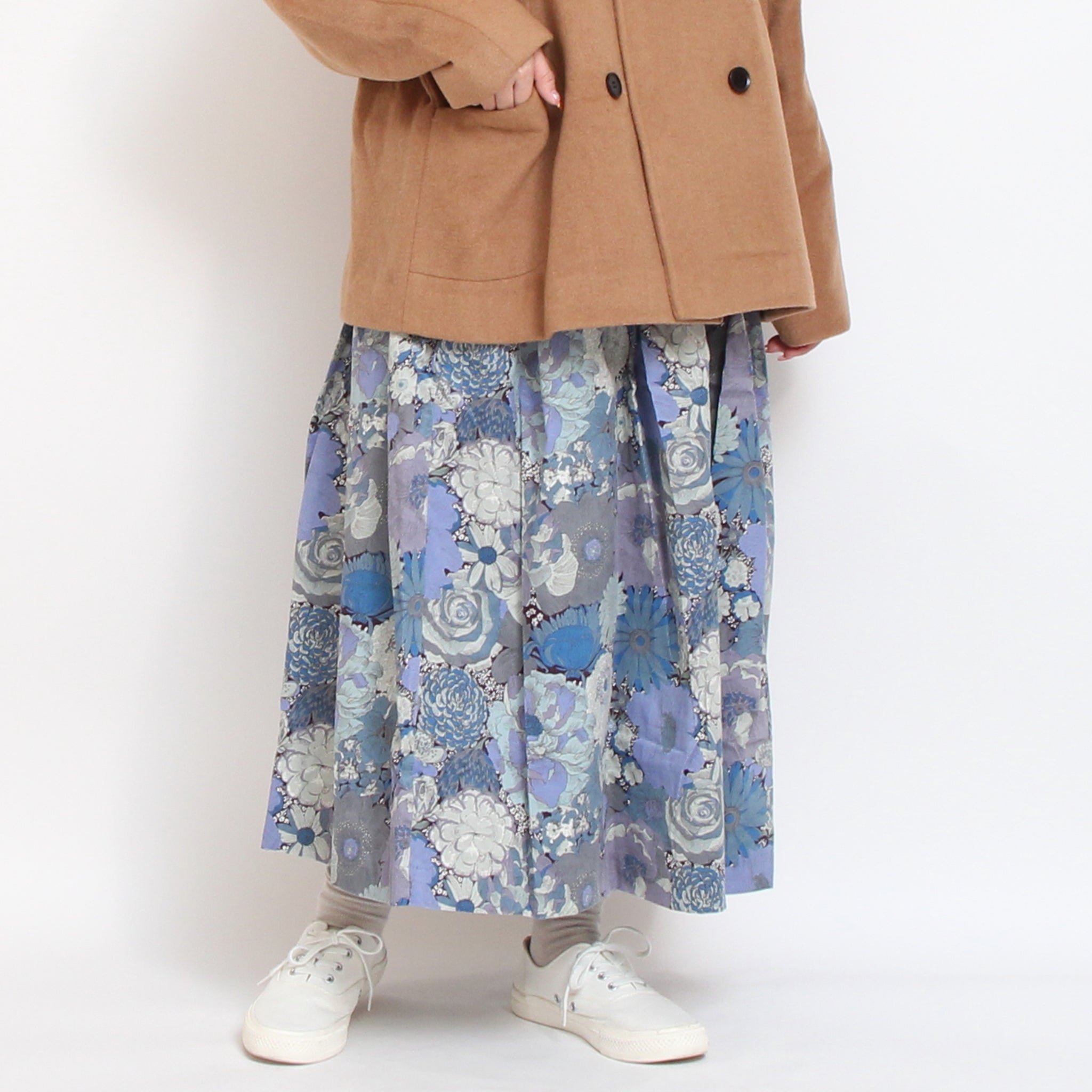 コーデュロイLIBERTYタックギャザースカート(2510)