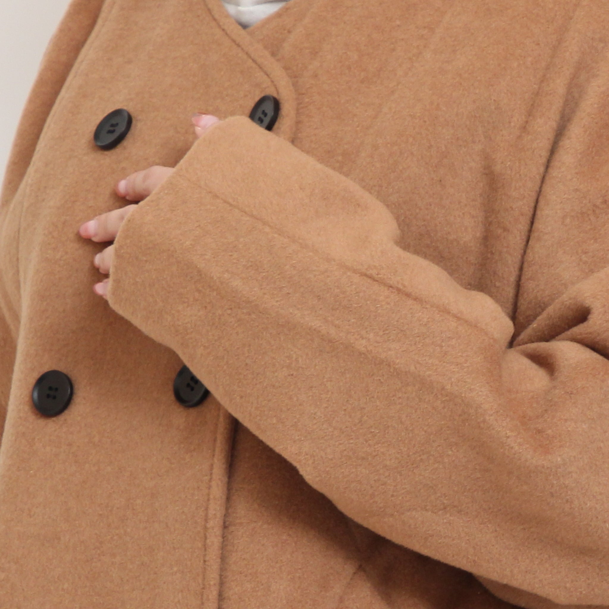 【MOCHAラスト1点】Vent d'ouestライトシャギーメルトンジャケット2510