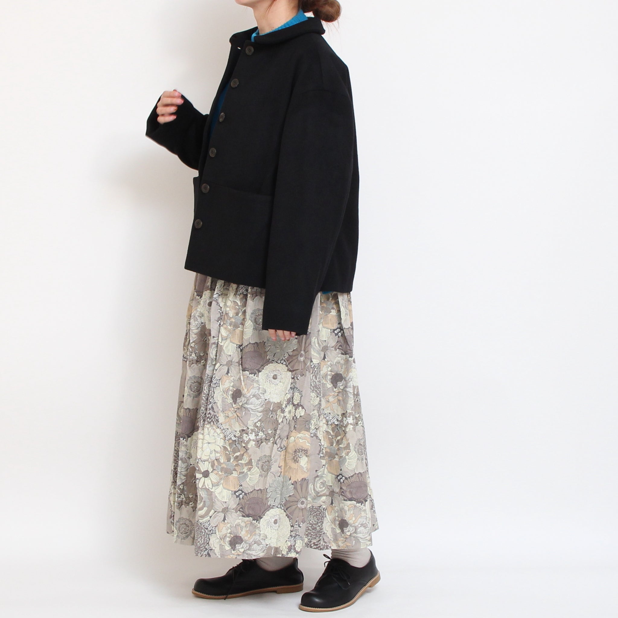 【再値下げ・30%OFF】【ラスト1点ずつ】裏リバティショールカラージャケット(2510)