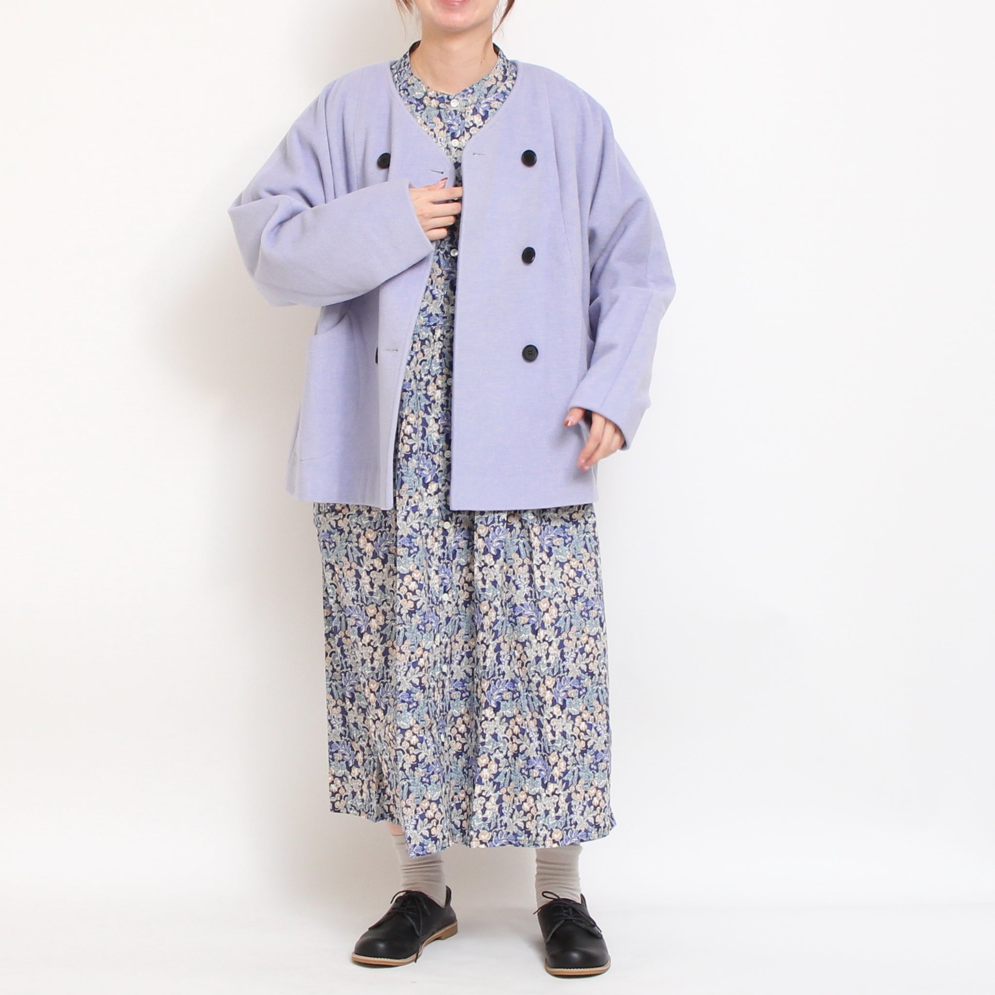 【MOCHAラスト1点】Vent d'ouestライトシャギーメルトンジャケット2510