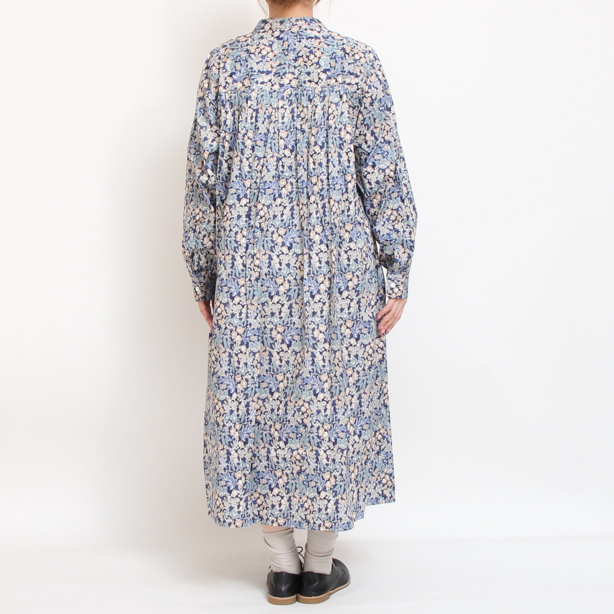 リバティヨーク切替ギャザーワンピース(2510)