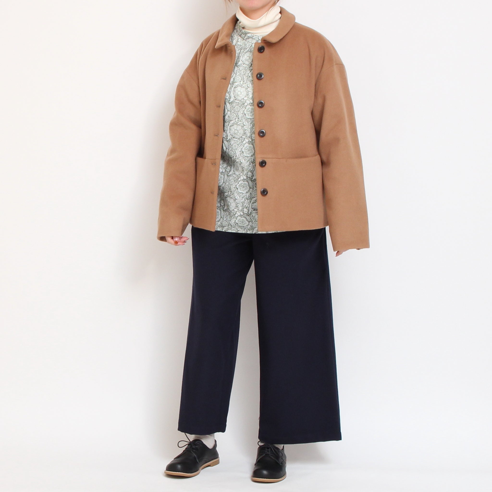 【再値下げ・30%OFF】【ラスト1点ずつ】裏リバティショールカラージャケット(2510)