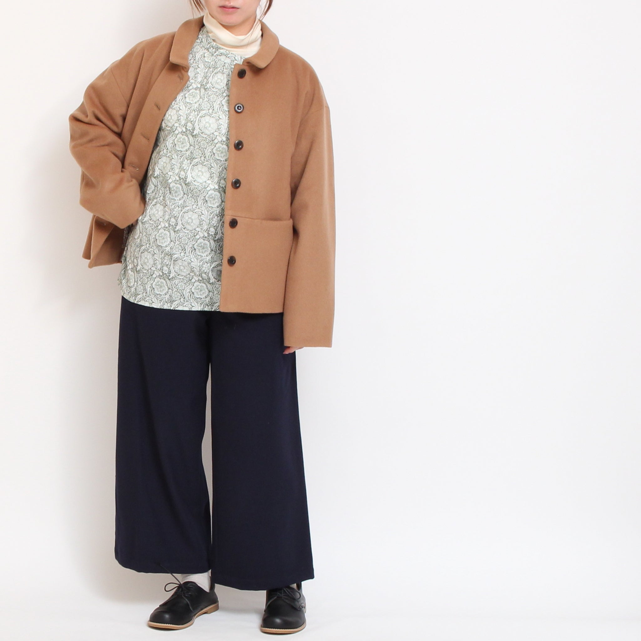 【再値下げ・30%OFF】【ラスト1点ずつ】裏リバティショールカラージャケット(2510)