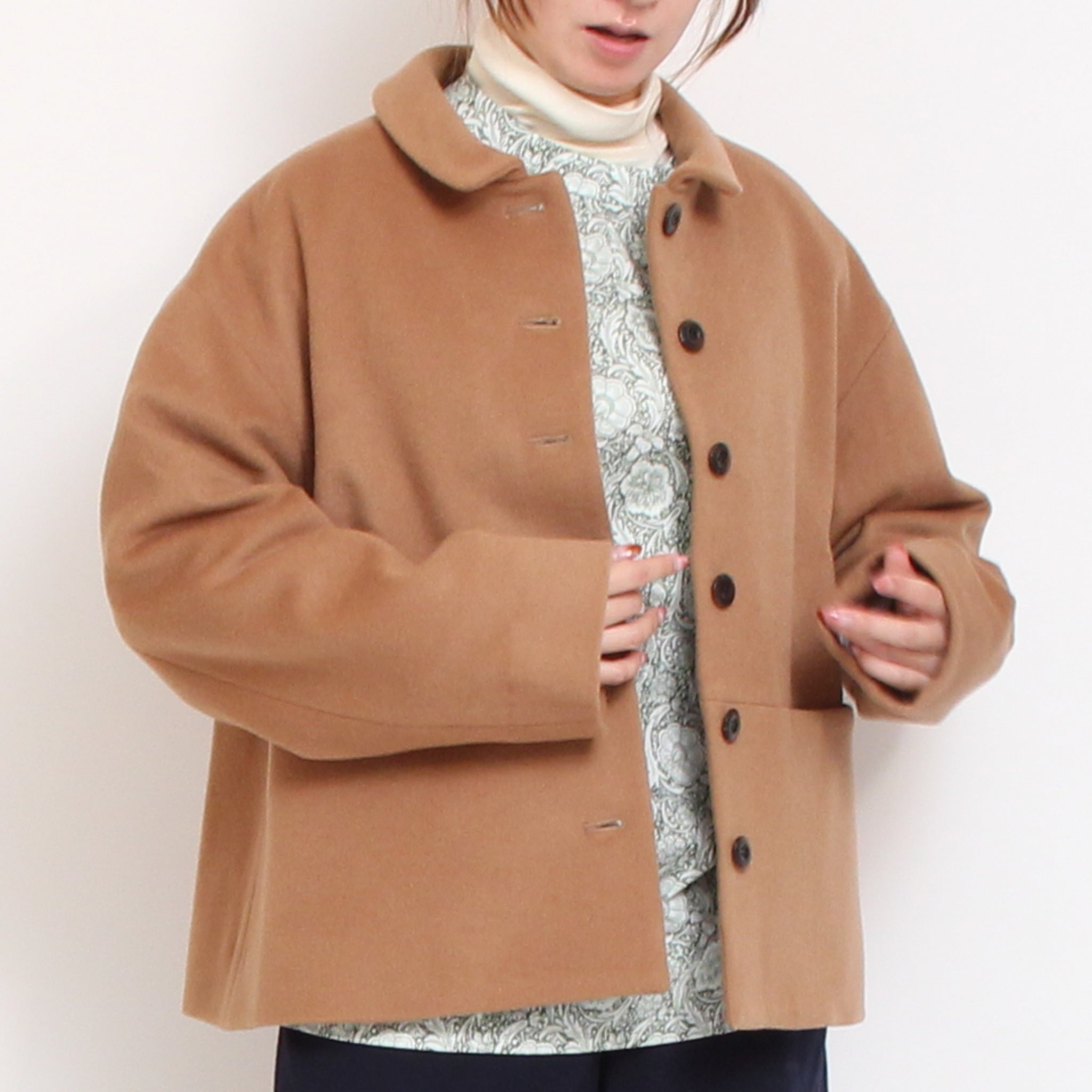 【再値下げ・30%OFF】【ラスト1点ずつ】裏リバティショールカラージャケット(2510)
