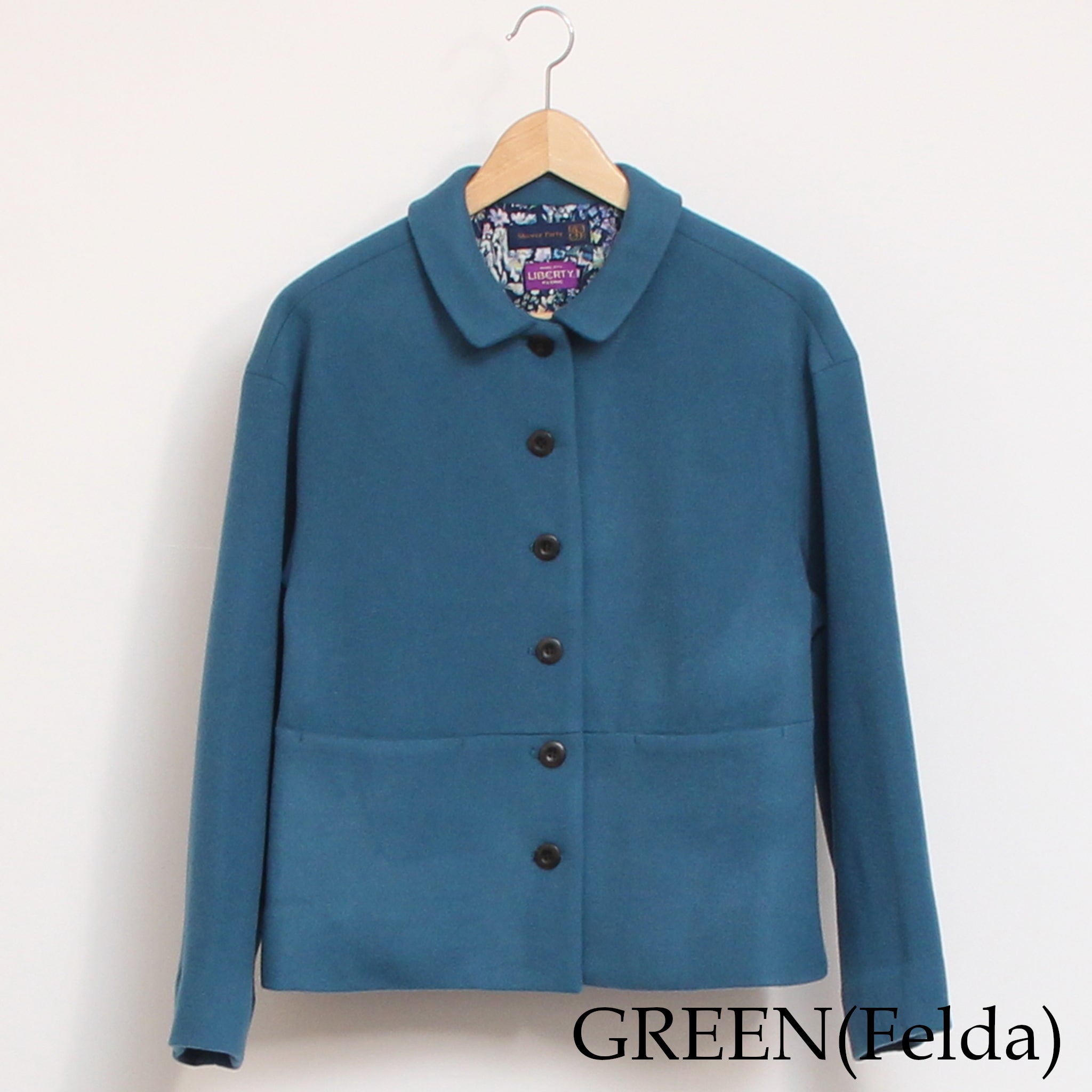【再値下げ・30%OFF】【ラスト1点ずつ】裏リバティショールカラージャケット(2510)