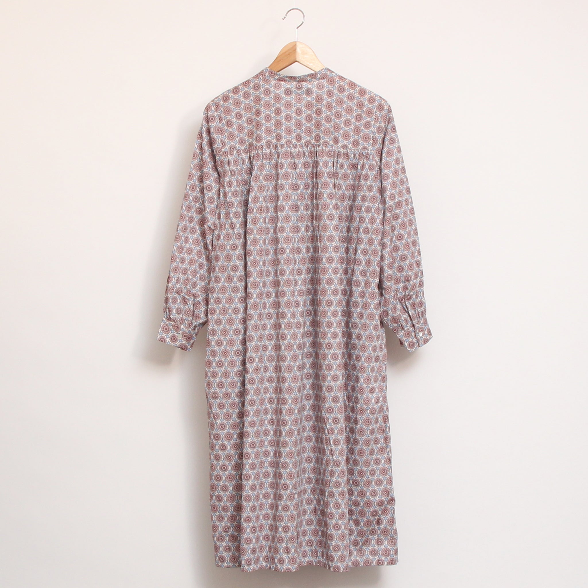 【20%OFF】【GREEN残り僅か】リバティヨーク切替ギャザーワンピース(2510)