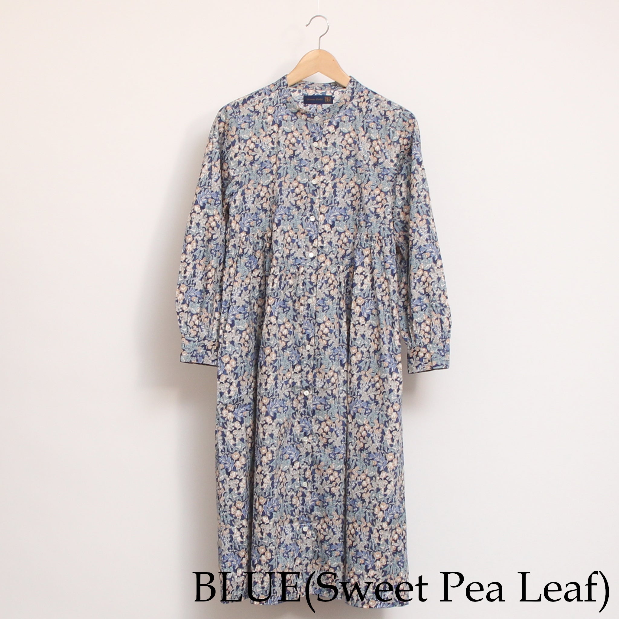 【20%OFF】【GREEN残り僅か】リバティヨーク切替ギャザーワンピース(2510)