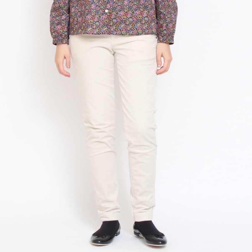 【30%OFF】【NAVY残り僅か】D.M.Gコーデュロイスリムトラウザーパンツ