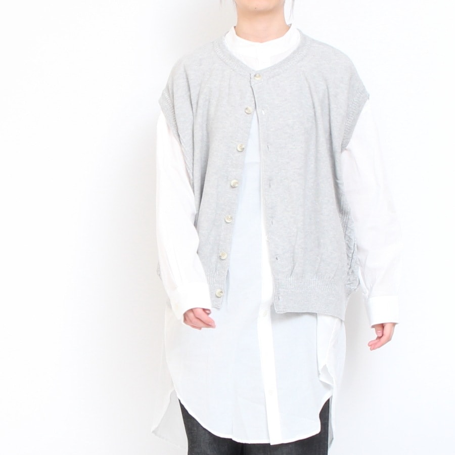 【30％OFF】【WHITEのみ残り僅か】NARUふんわりローンスミスロングシャツ