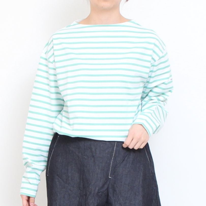 【20％OFF】【ラスト1点ずつ】ORCIVALボーダー長袖Tシャツ