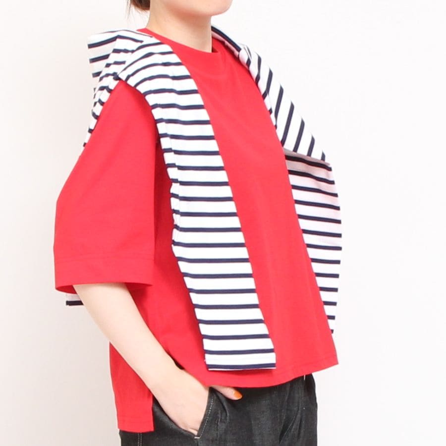 【REDのみ残り僅か】Kelen前後差トップス