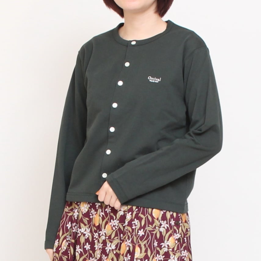 ORCIVALクルーネックカーディガン24