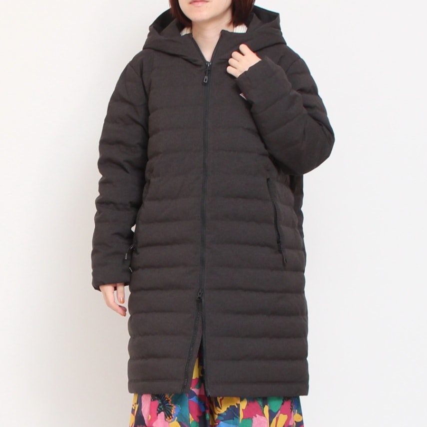 【CHARCOAL GRAYのみ】DANTONウールライクミドルダウンコート24