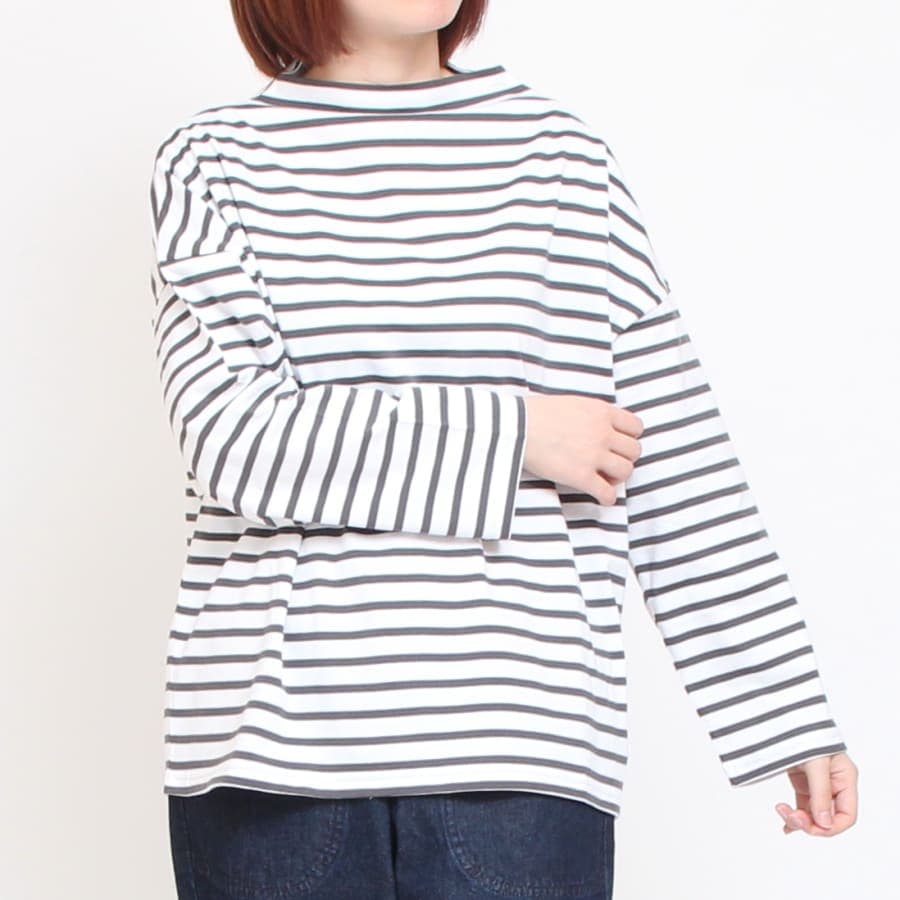 【WHITEのみ】ORCIVALボトルネックプルオーバー24