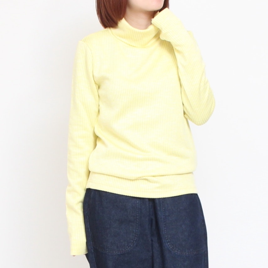 Kelenタートルネックリブプルオーバー