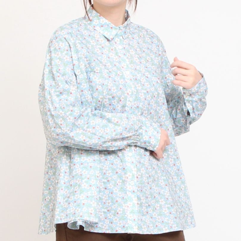 【SAXのみ ラスト1点】LIBERTY Aライン切替シャツ