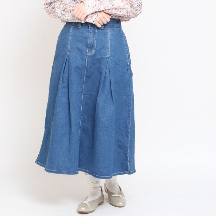 INDIMARKタックスカート77cm