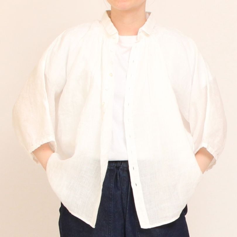 【WHITEのみ残り僅か】Brocanteグランシャツ