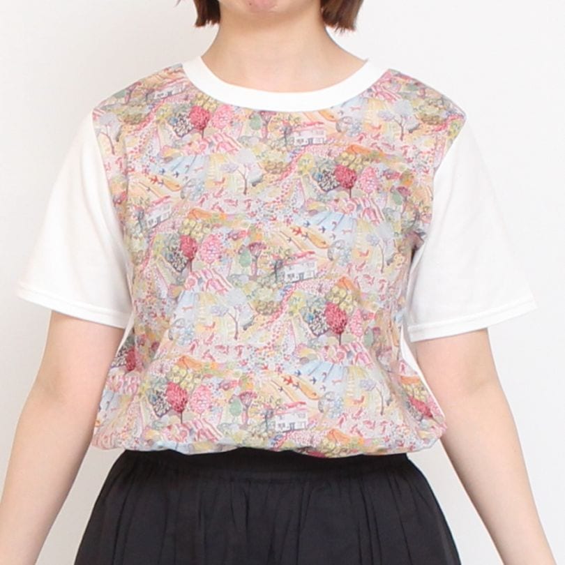 【WHITEラスト1点】LIBERTY MIX Tシャツ(2505)
