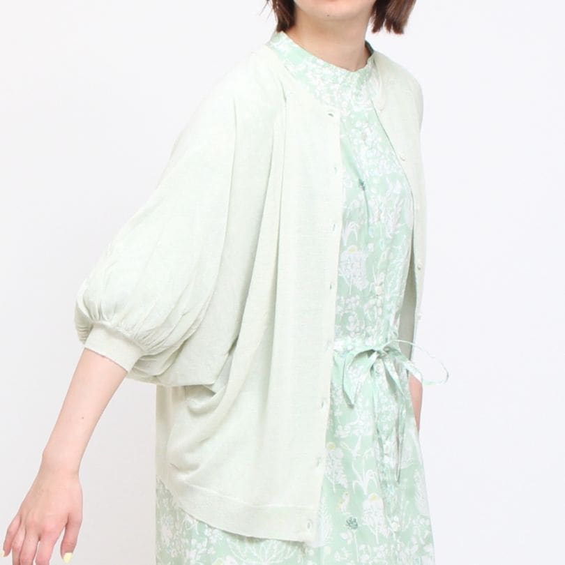 【40%OFF】【SAXラスト1点】mao made 前後2WAYドルマンカーディガン(2506)