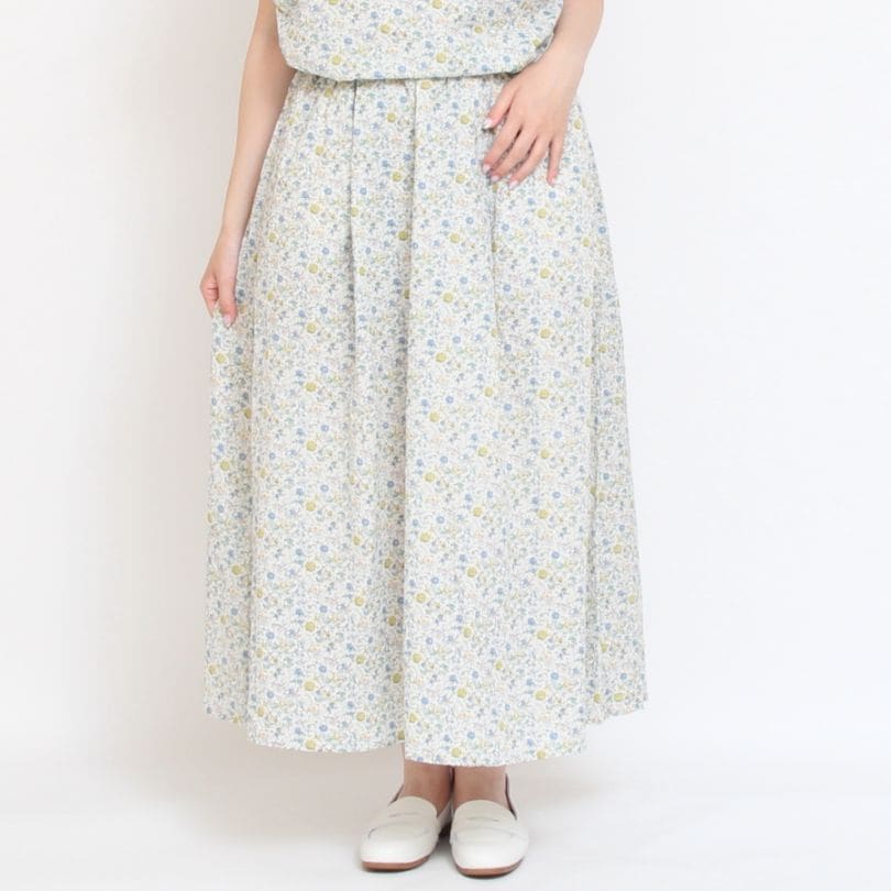 【20％OFF】【ラスト1点ずつ】NARU UNIリバティ フレアスカート