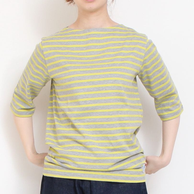 ORCIVAL5分袖ボートネックTシャツ25