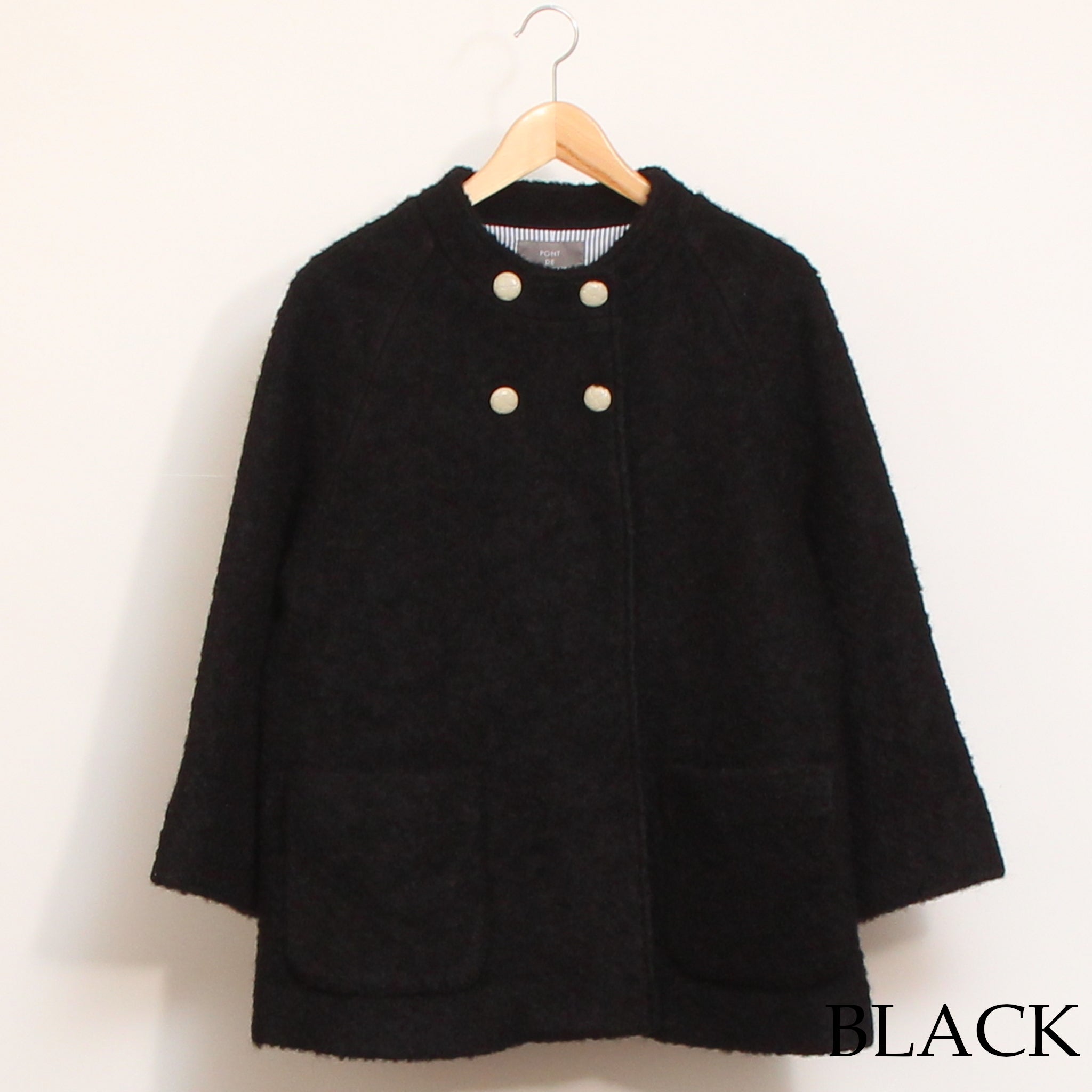 【BLACKラスト1点】Pont de Chalonsダブルショートコート