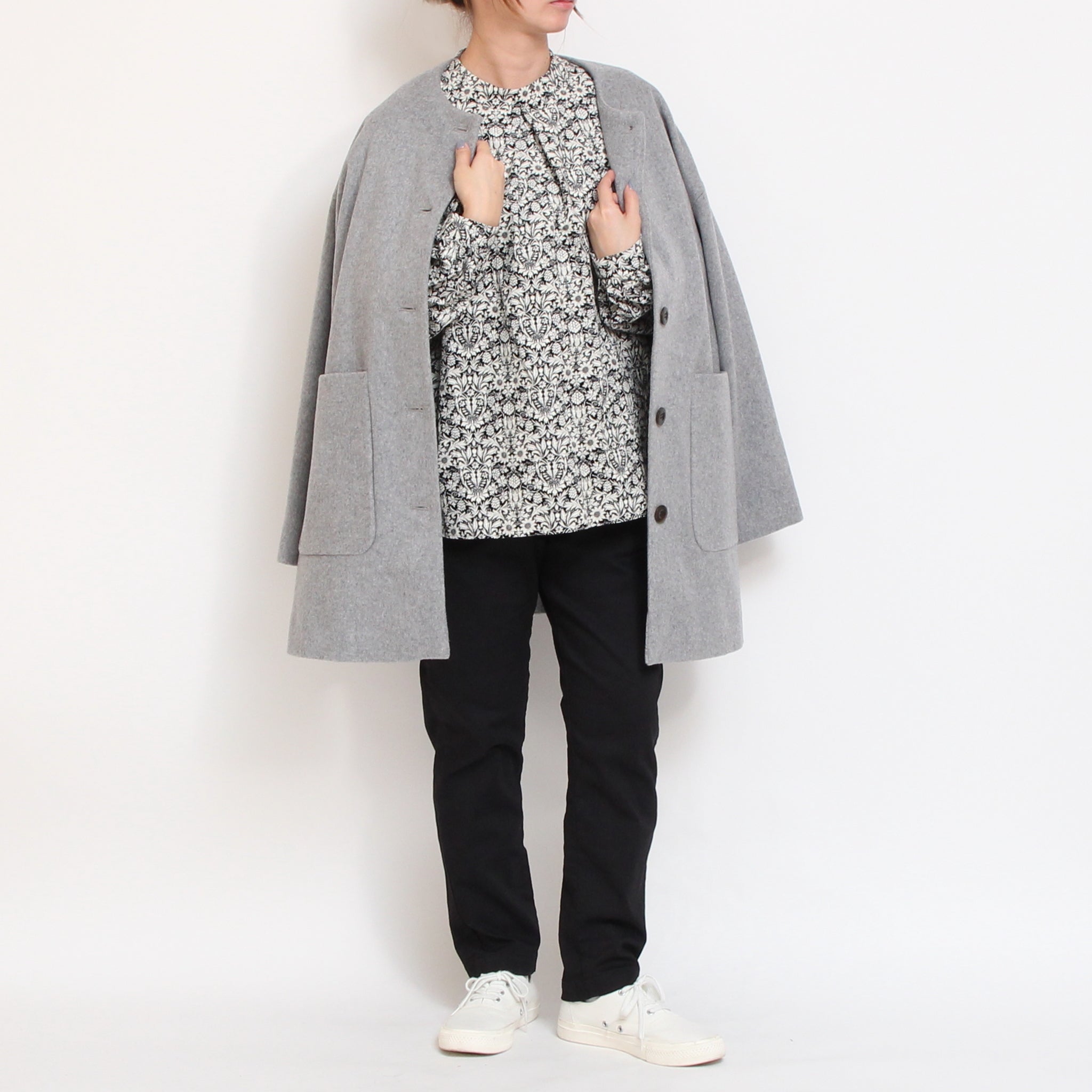 コーデュロイLIBERTYモックネックプルオーバー(2511)