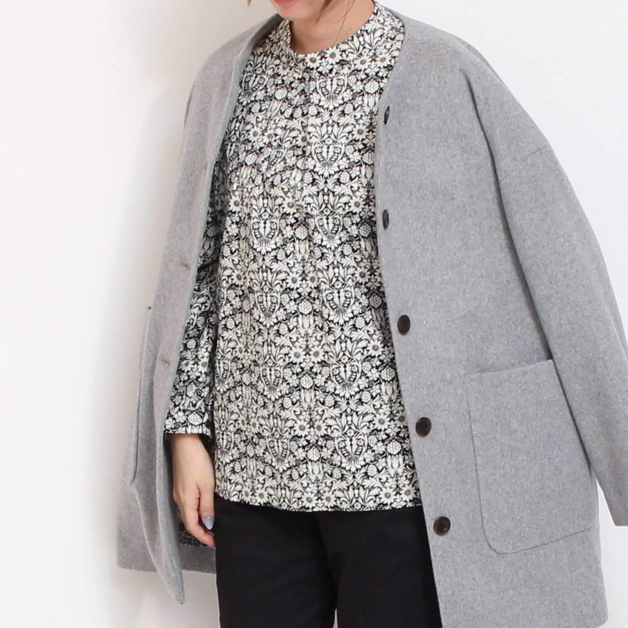 コーデュロイLIBERTYモックネックプルオーバー(2511)