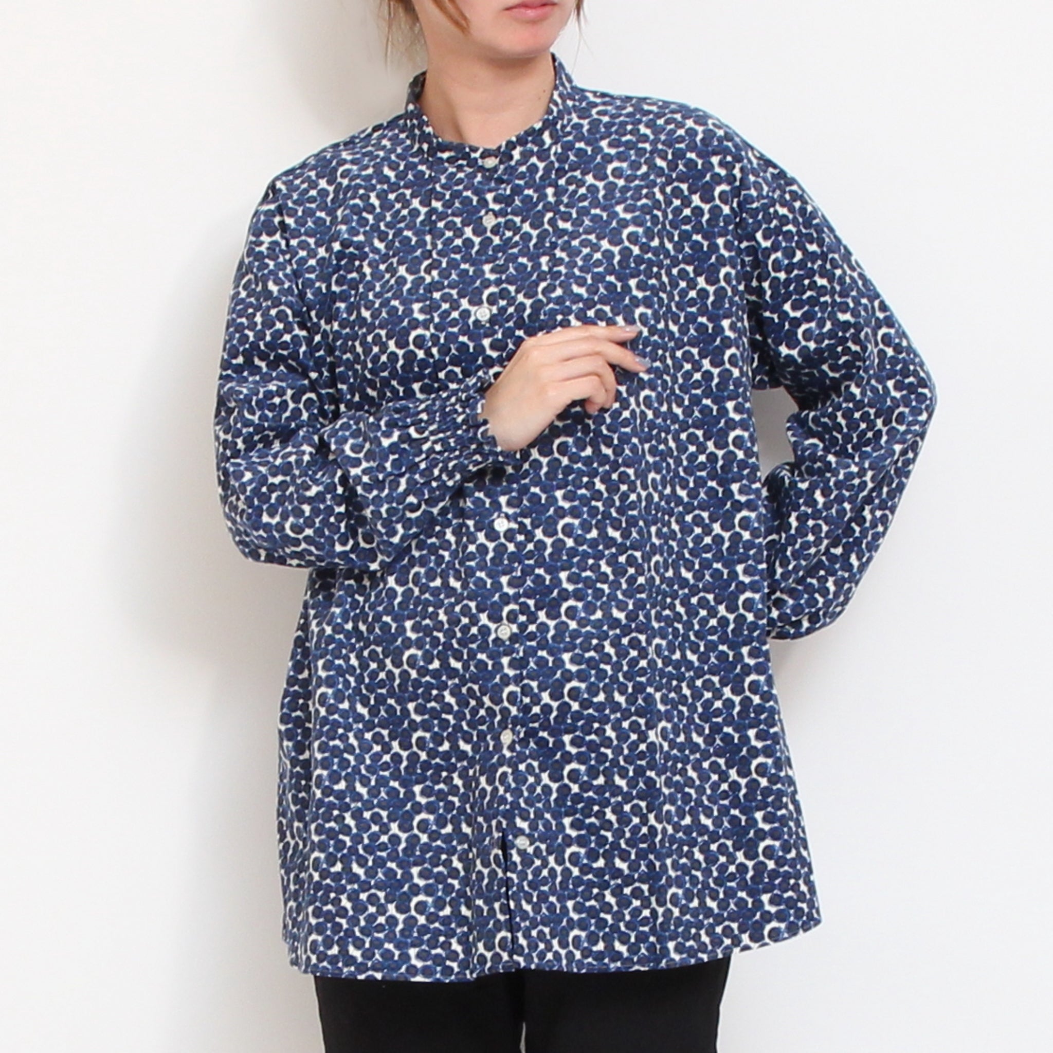 コーデュロイLIBERTY袖シャーリングチュニック2511