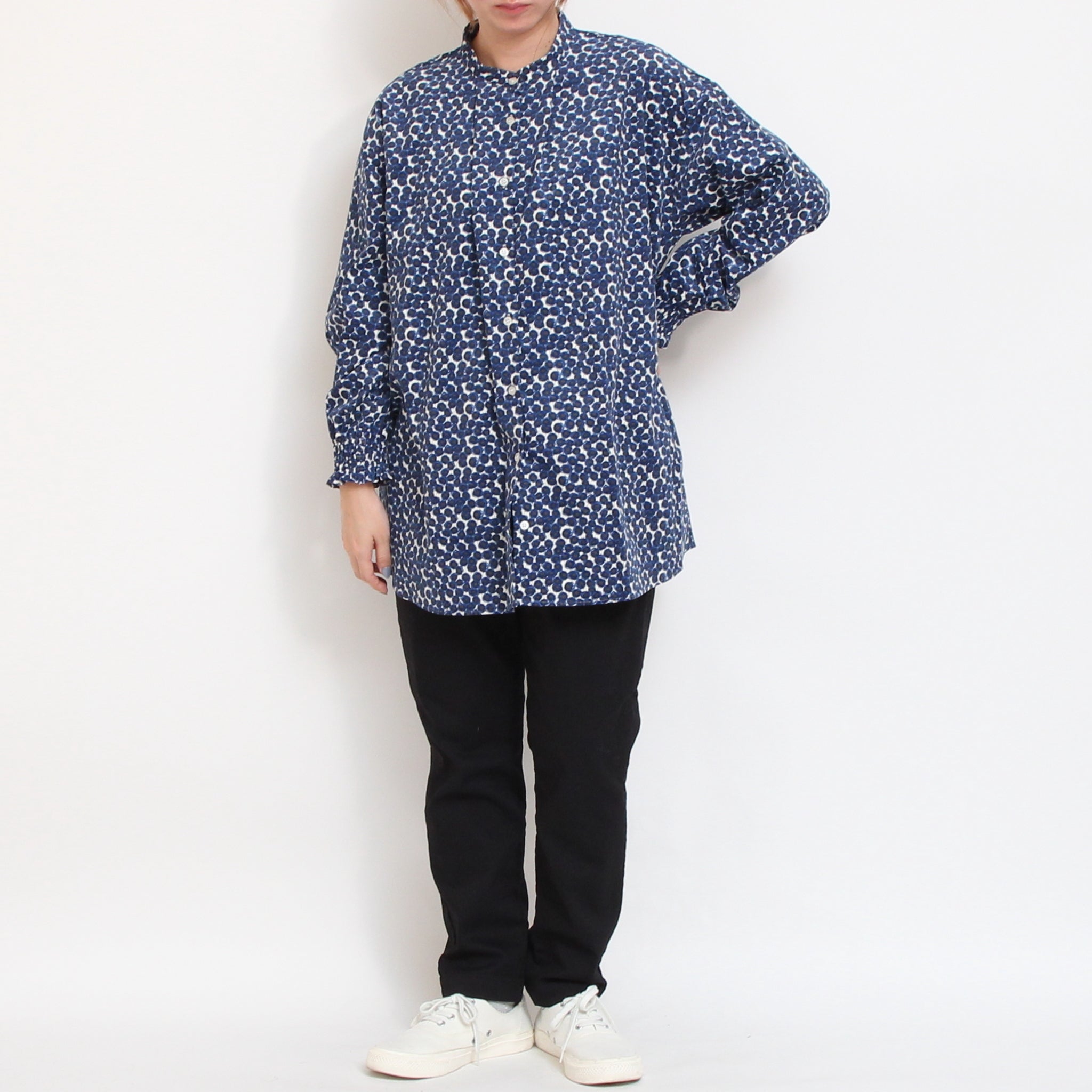 コーデュロイLIBERTY袖シャーリングチュニック2511